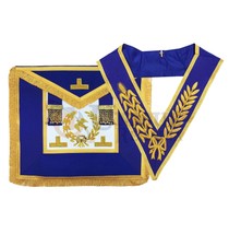 Craft Grand Deacon Completo Abito Mano Ricamato Grembiule e Colletto Set pelle
