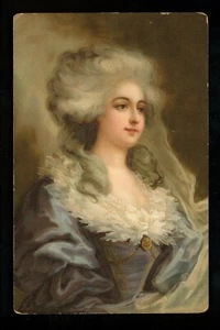 People postcard Portrait of woman art printed Germany Vintage - Picture 1 of 2