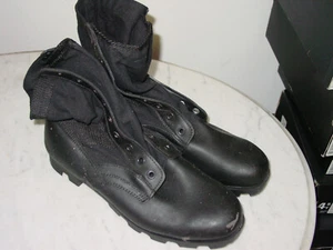 Mens Spike Protective Black Boots! Size 12R NEW! Sold As Is! - Picture 1 of 12