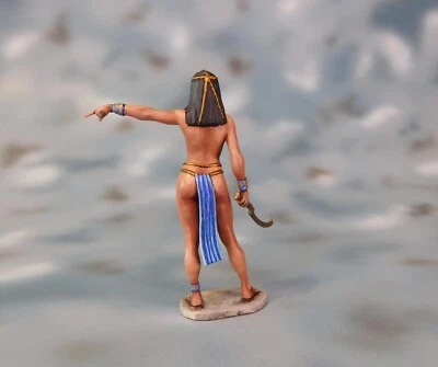 ⭐ Figura Miniatura 3D Colección Pintada La Niña Faraón 54mm 1/32⭐ Foto 1 de 4