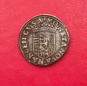 Belle monnaie Lorraine, Teston buste âgé, Charles III. TB+/TTB - Picture 1 of 2