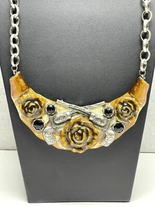 DaVinci Twin Revolver Gun Statement Kette Halskette - Bild 1 von 5