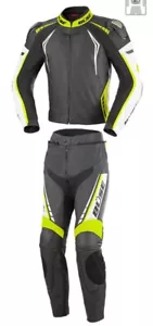BÜSE Silverstone Pro Damen-Lederkombi, zweiteilig, Schwarz-Neongelb, DL / 40 - Bild 1 von 1