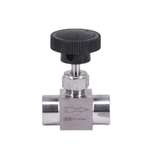 1/8" 1/4" 3/8" 1/2" BSP NPT Female Needle Valve Crane Stainless Flow Control - Picture 1 of 6