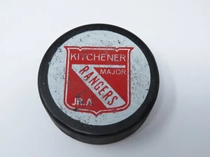 Vintage Kitchener Rangers Game Used Official Viceroy Hockey Puck CMJHL Junior - Picture 1 of 2