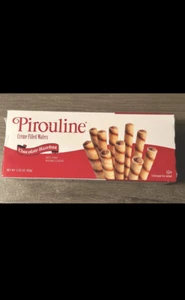 New Pirouline Chocolate Hazelnut Cookies 3.25oz Crème Filled Wafers Snack Sweet - Picture 1 of 3