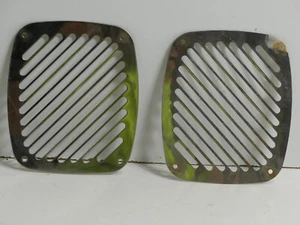 1997-06 Jeep Wrangler TJ Kentrol Rear Tail Light Cover 2 Pieces Stainless CC 49 - Picture 1 of 5