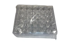 Blulu Clear Plastic Bead Storage Containers Set with 30 Pieces 1.15 x 1 Inch - Picture 1 of 5