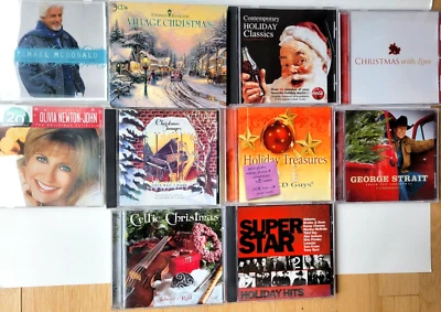 Lot of 12 Holiday Christmas Music CDs Various Artists Cd Collection - Image 1 of 4