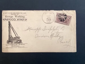 ICOLLECTZONE #231 1893 Water Drilling Wind Pump Ind Advertising Cover (A100) - Picture 1 of 4