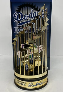 OREL HERSHISER 88 WS MVP SIGNED DODGERS 12" 1988 WORLD SERIES TROPHY PSA 9A20786 - Picture 1 of 6