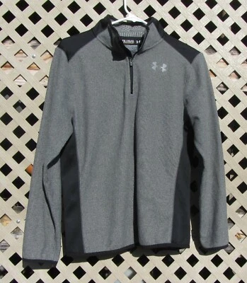 Under Armour Youth XL Sweatshirt Jacket Long Sleeve Gray / Black Sz YXL - Image 1 of 4