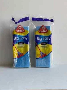 2 O-Cedar Big Easy Flat Sponge Mop Refill - Picture 1 of 1