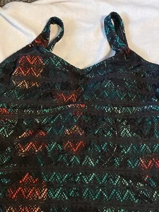 Vestido de baño para mujer Boutique Plus de encaje floral talla 1X - Imagen 1 de 7