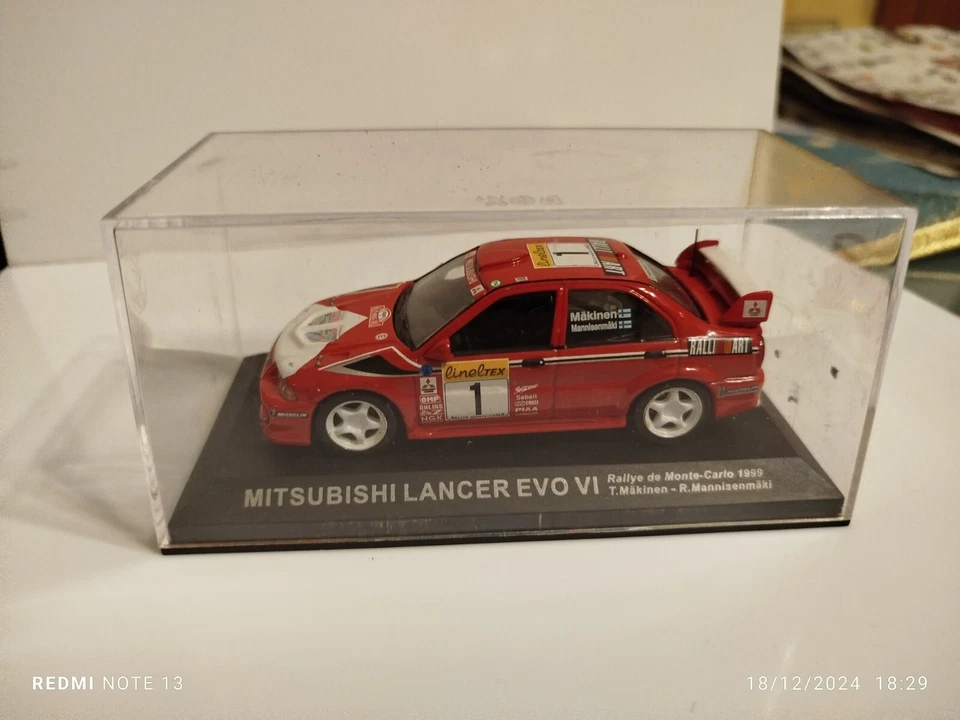 MODELLINO MITSUBISHI LANCER EVO VI M.C. 1999 1:43 - Immagine 1 di 1