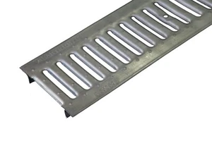 SABdrain Pressed Metal Grate Only Driveway Stormwater Drainage 145 x 1000 mm - Picture 1 of 5