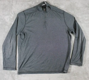 APT 9 Pullover Para Hombre XL Manga Larga 1/4 Cremallera Gris Sudadera Informal - Imagen 1 de 12