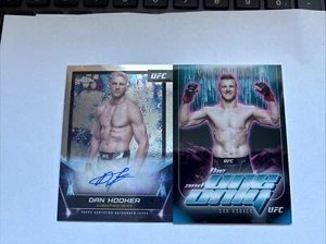 2024 Topps Chrome Ufc Auto Dan Hooker Midnight The One And One Combo - Picture 1 of 4