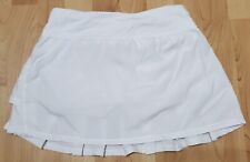 Ivivva by Lululemon Set the Pace Pleated Skirt Skort White Tennis Girl’s Size 14