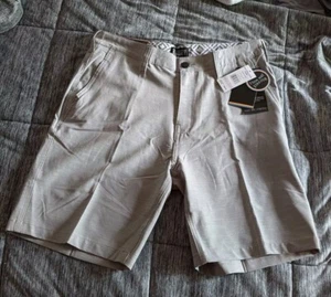 Neu Größe 32 Herren Multifunktionsshorts Wolkig Grau Stretch Noppen Neu mit Etikett - Bild 1 von 3