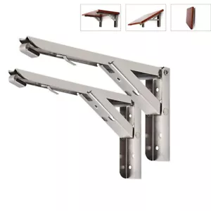 2x Ménsula Plegable Sujetador de Estante Edelsathl Estantería Consola - Imagen 1 de 9