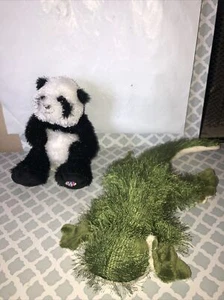 Ganz Webkinz Plush Animals Lot of 2 - Panda  & Gecko - Picture 1 of 7