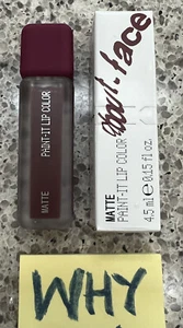 ABOUT FACE  Paint It Matte Lip Color Liquid Lipstick TAKE AIM .15oz/4.5mL FULL - Picture 1 of 12