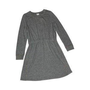 Splendid Girls Long Sleeve Crew Neck Knit Dress Size 14 Gray NWT - Picture 1 of 14