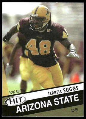 2003 SAGE HIT #43 Terrell Suggs Rookie Arizona State Sun Devils - Image 1 of 2