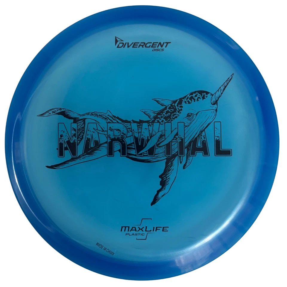Divergent Discs - Narwhal - Beadless Rim - Disc Golf Putt and Approach - Image 1 of 1