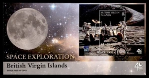 DR WHO 2009 BRITISH VIRGIN ISLAND FDC SPACE EXPLORATION CACHET S/S $3 M48117 - Picture 1 of 2