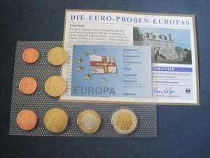 Guernsey KMS 2007  Euro -Proben  Zertifikat  Selten - Picture 1 of 2
