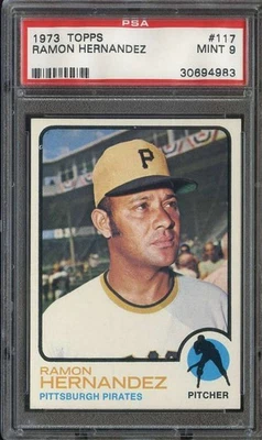 1973 Topps #117 Ramon Hernandez PSA 9 Piratas *B73234 Foto 1 de 2