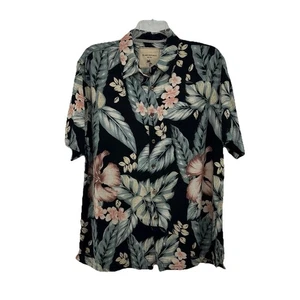 Island Republic 100% Seide Hemd Herren XXL Kurzarm Mehrfarbig - Bild 1 von 7