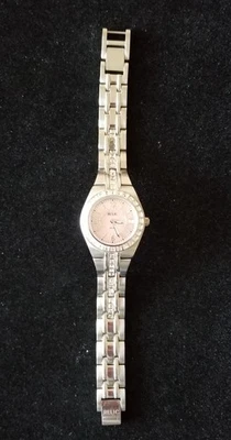 Reloj Relic by Fossil Tono Plata ZR11787 Esfera Rosa 6.25" Tamaño Máximo Batería Nueva Foto 1 de 4