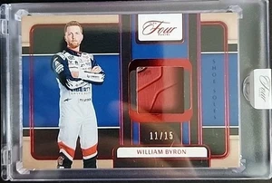 William Byron 2025 Panini Turn Four NASCAR Race-Worn Shoe Soles Red #11/15 - Picture 1 of 3