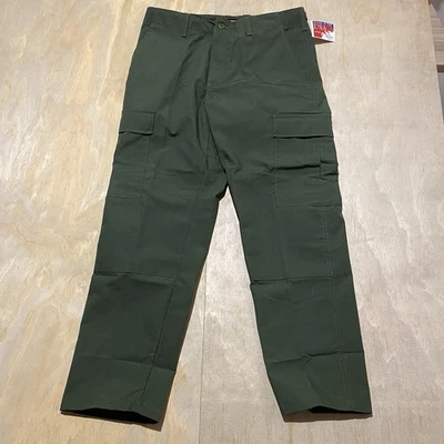 Pantalones cargo Horce pequeños verdes para hombre talla M 30 verdes Ripstop nuevos con etiquetas 36x30 Foto 1 de 4