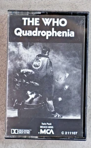 Vintage The Who Quadrophenia Cassette Twin Pack BMG MCA Rock Album Tape - Bild 1 von 2