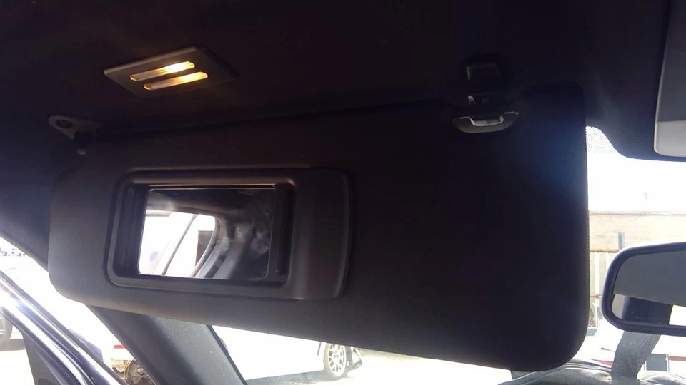 06 07 08 09 10 11 2015 BMW 323i X1 Driver Left LH Sun Visor in Black - Image 1 of 4