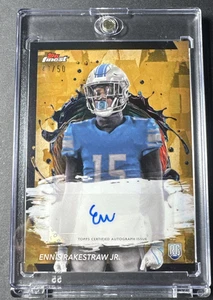 2024 Topps Finest Ennis Rakestraw Jr. Rookie Auto Gold Geometric Refractor #/50 - Picture 1 of 3