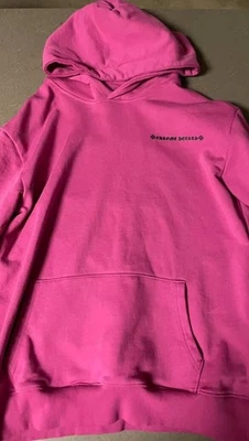 Sudadera con Capucha Cromo Corazones Rosa/Púrpura Matty Boy Telaraña Talla Mediana Totalmente Nueva Foto 1 de 4