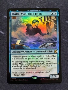 Hydro-Man, Fluid Felon Foil Marvel's Spider-Man Rare (SPM) MTG - Picture 1 of 1