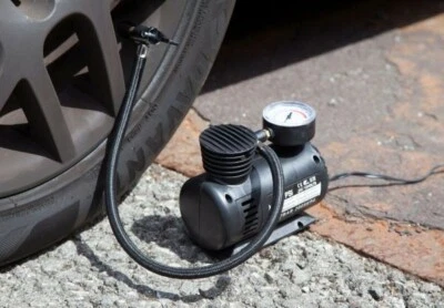 12V Portable Tyre Inflator Air Compressor Pump Car Bike Cycle Emergency 40PSI - Image 1 of 4