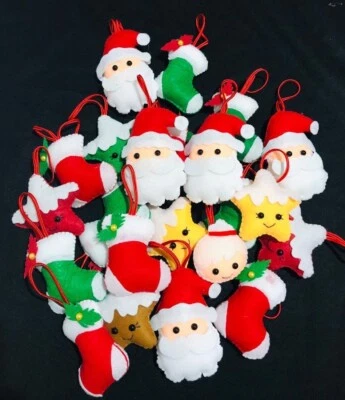 Christmas Decorations Xmas Tree Hanging Xmas Decoration Felt Party Ornaments New - Image 1 of 4