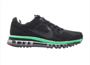 NIKE AIR MAX 2013 + PARIS QS BLACK-LUSH GREEN MEN'S SIZE 10.5 [586851-003] - Picture 1 of 10