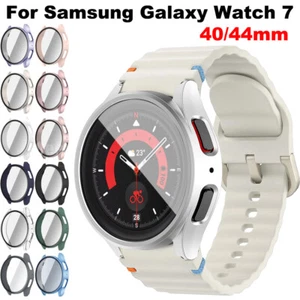 Pour Samsung Galaxy Watch7 40/44 mm housse complète verre protection d'écran étui rigide PC - Photo 1 sur 24