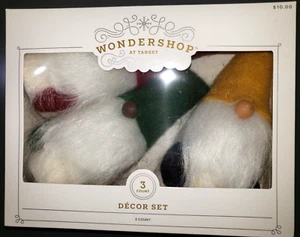 NUEVO EN CAJA 3 GNOMOS DECORACIÓN NAVIDAD BARBAS BLANCAS GRUESAS ¡BONITO! ¡TAN LINDO! - Imagen 1 de 1