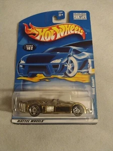 Hot Wheels 2001 Road Rocket Collector #102 Gold mit 5SP Mattel Wheels 50632 - Bild 1 von 6