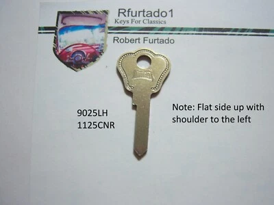 Hurd Key Blank - Ford, Lincoln, Mercury и Willys-Overland Jeep 1939-48 1125CNR - Изображение 1 из 2