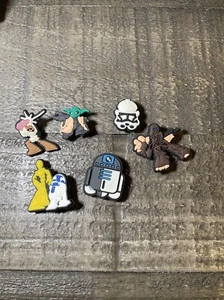 Cartoon Star Movie Shoe Charms for Crocs & Shoe Laces 6 Pack Version 2 - Picture 1 of 1